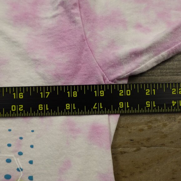 Hatsune Miku Tie-Dye Long Sleeve Graphic Tee Unisex Large Pink White Tie Dye - Picture 5 of 10